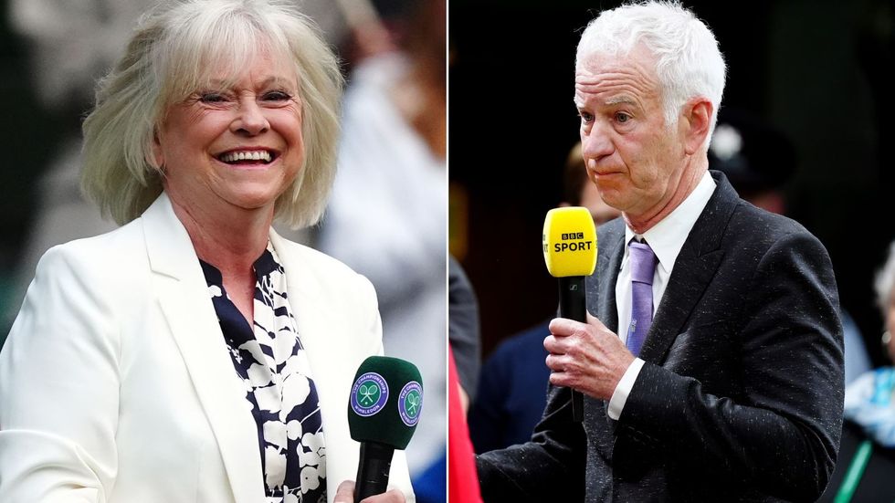 Sue Barker John McEnroe