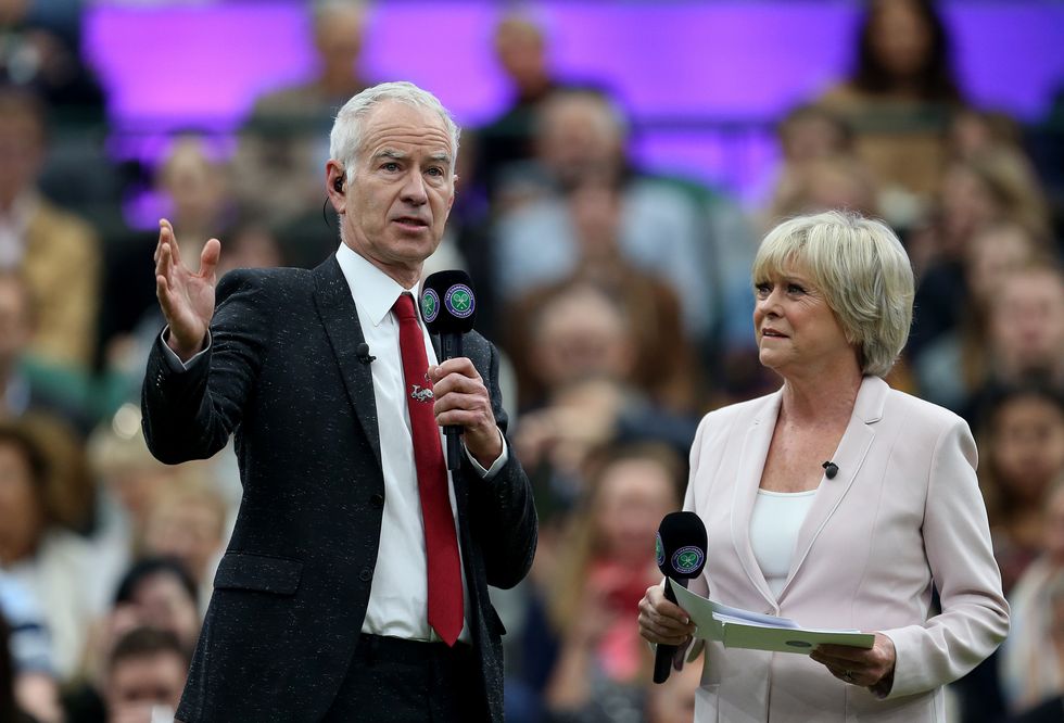 Sue Barker John McEnroe