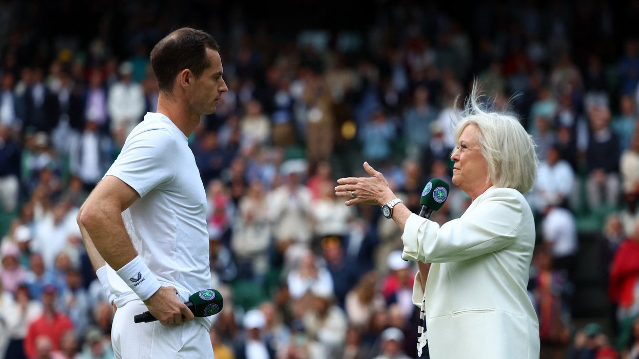 Sue Barker was back at Wimbledon for the tribute