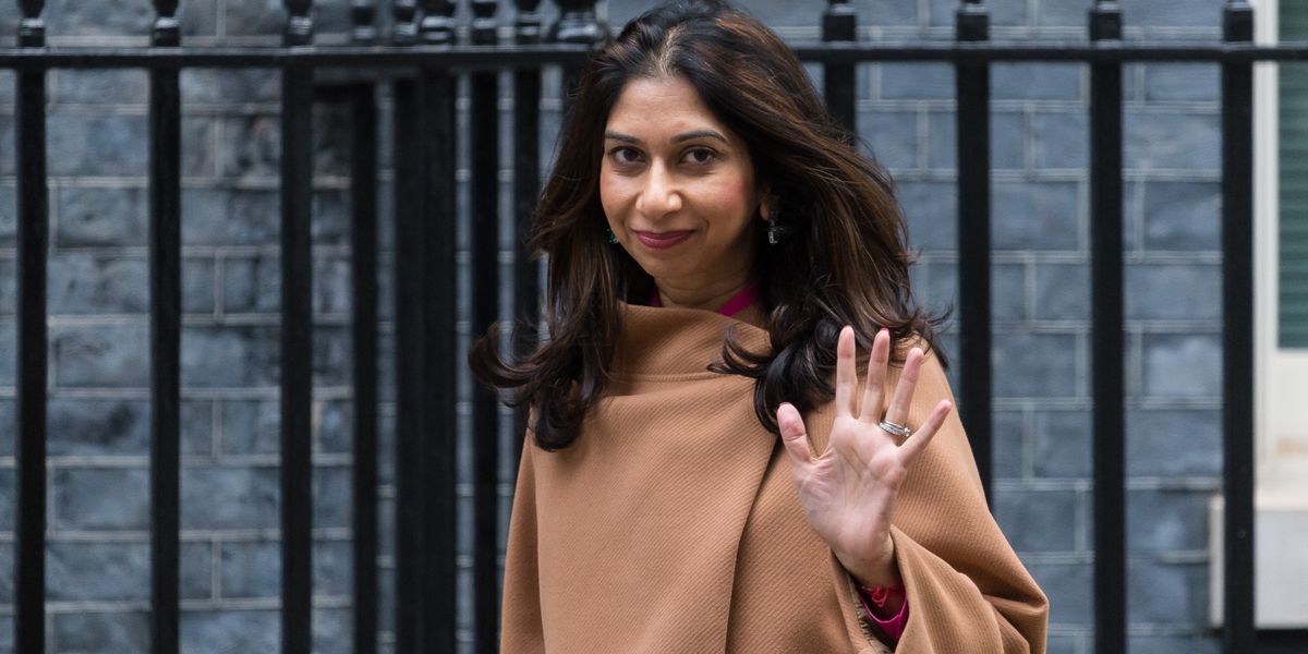 NextImg:Furious Suella Braverman says pro-Palestinian protestors should be JAILED if they vandalise Cenotaph