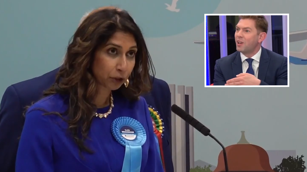 Suella Braverman and Charlie Rowley