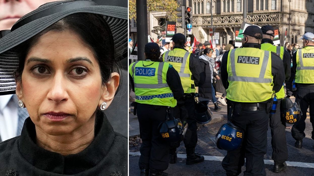 Suella Braverman and Met Police on Armistice Day
