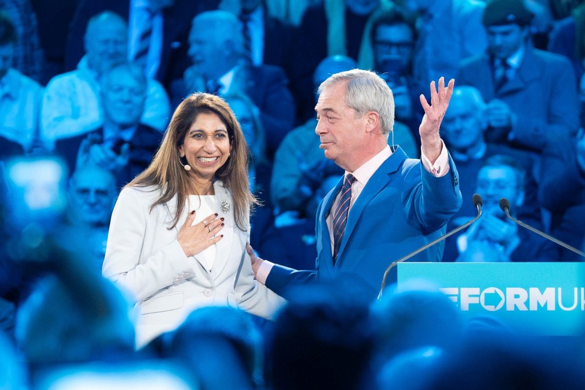 Suella Braverman and Nigel Farage