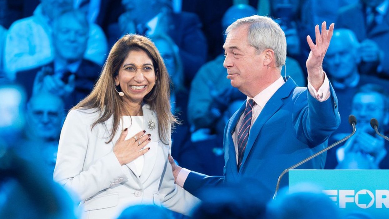 Suella Braverman and Nigel Farage