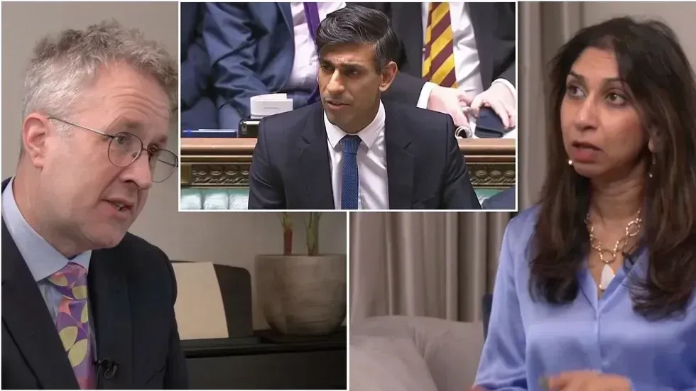 Suella Braverman/Christopher Hope/Rishi Sunak