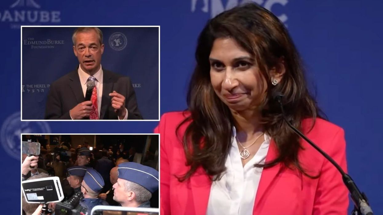 Brussels tried to silence me and Nigel Farage. Here's the speech I was making when the Establishment attempted to gag me, says Suella Braverman