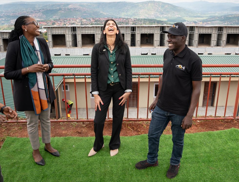 Suella Braverman in Rwanda