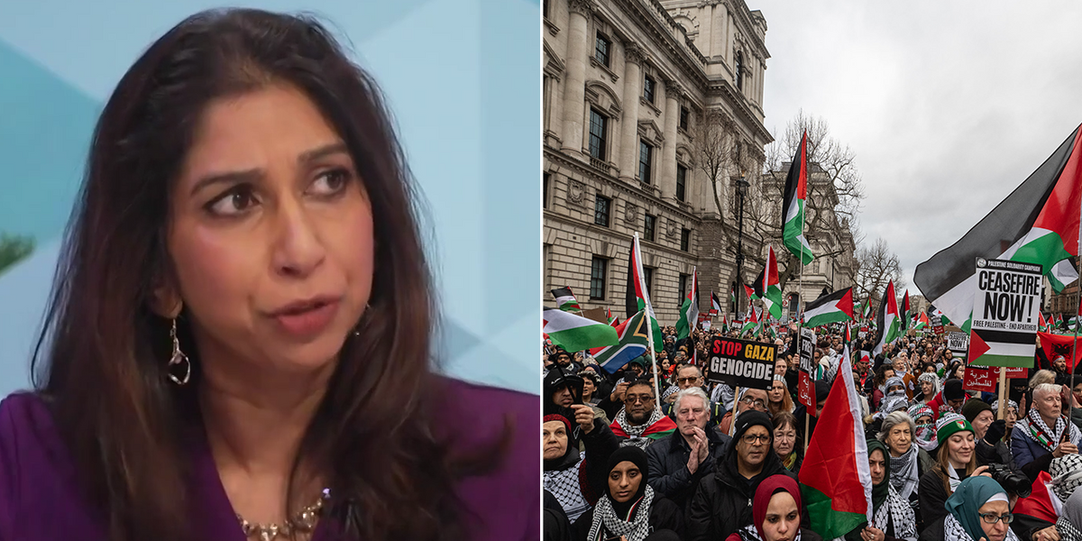 NextImg:Suella Braverman blasts Met Police as ‘hateful’ pro-Palestine marches become ‘regular’