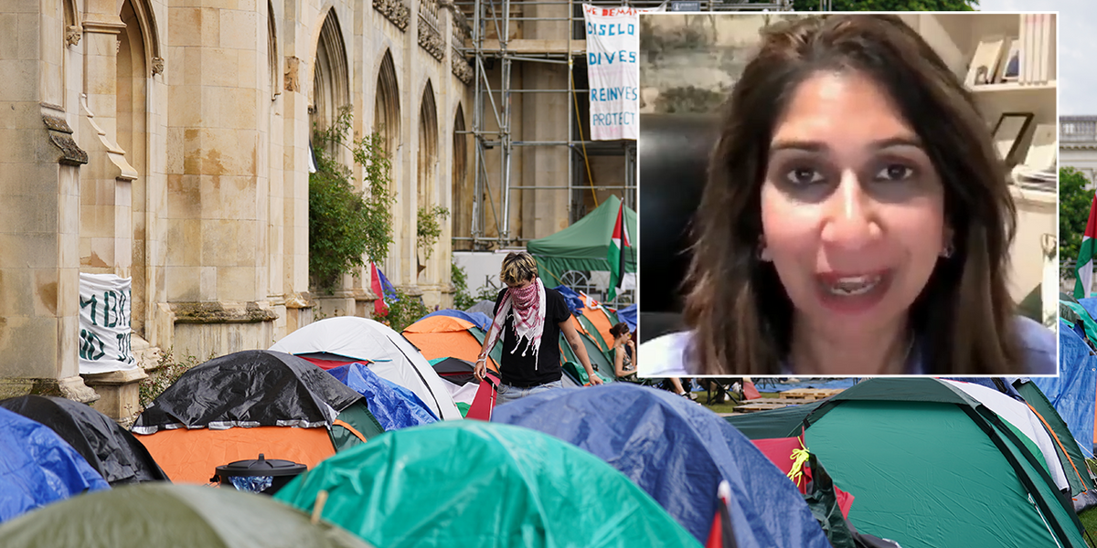 NextImg:Suella Braverman fumes ‘far-left extremists are out of control’ after Cambridge speech is shut down