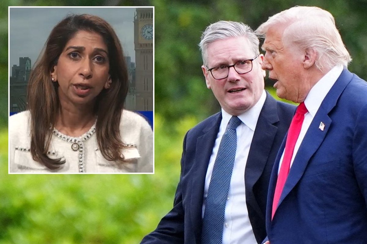 Suella Braverman, Keir Starmer, Donald Trump