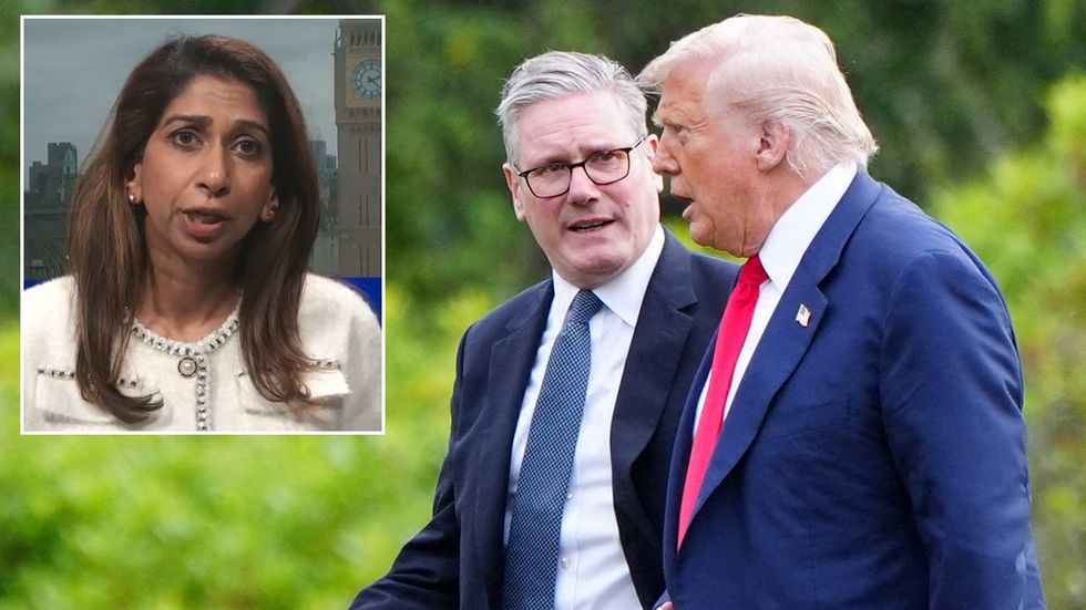 Suella Braverman, Keir Starmer, Donald Trump