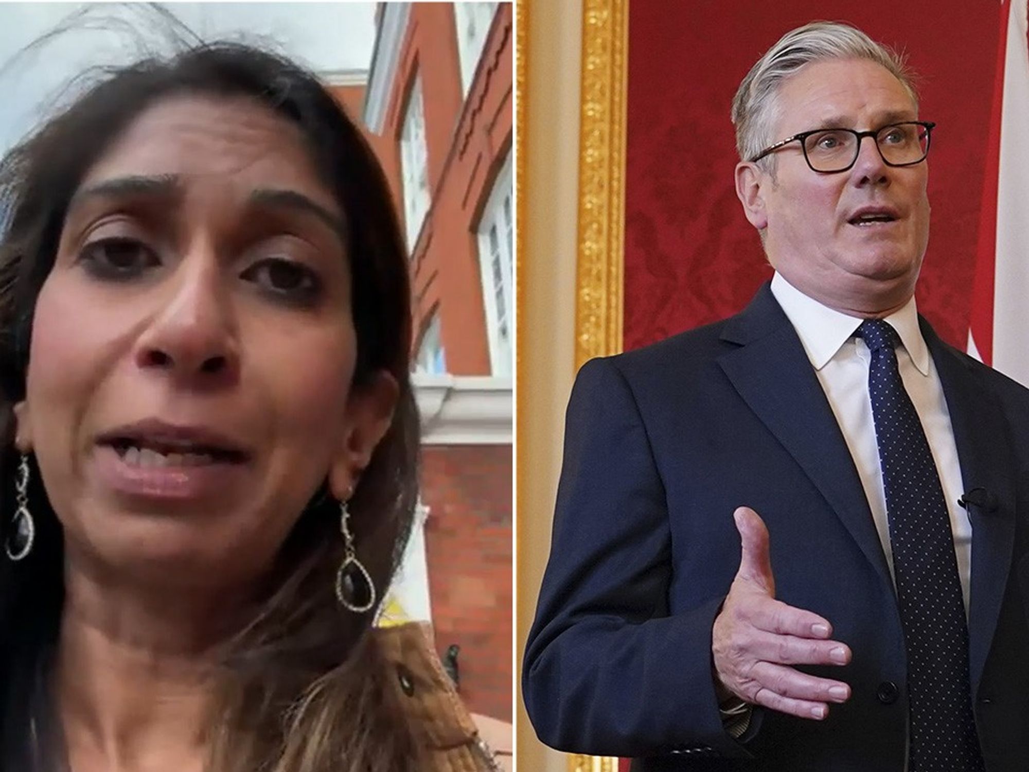 Suella Braverman, Keir Starmer