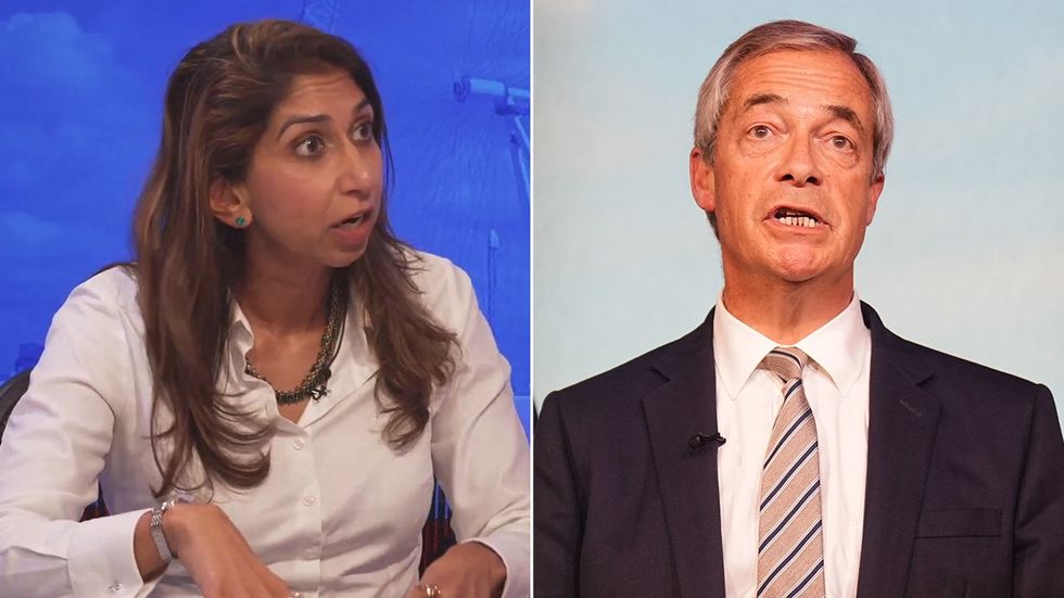 Suella Braverman, Nigel Farage