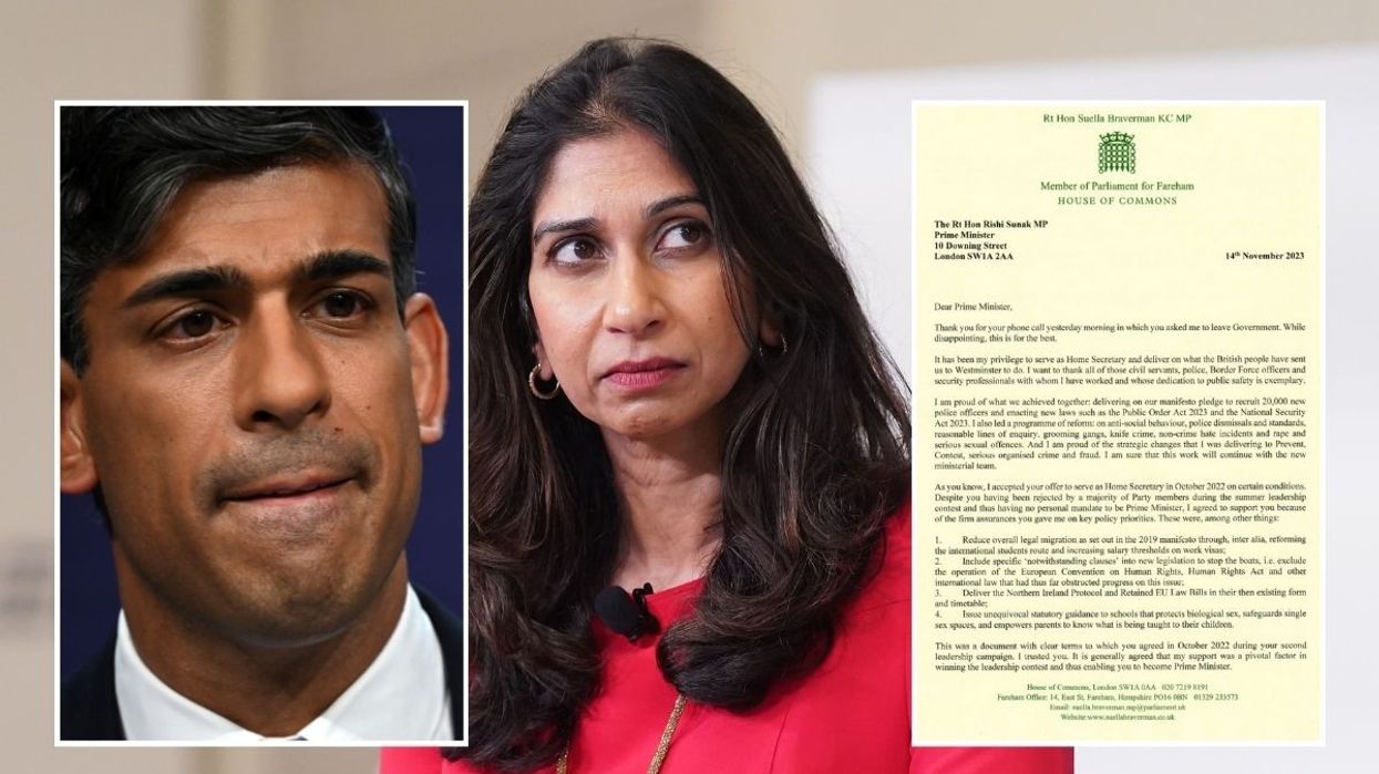 Suella's letter unpicked: Braverman's six hand grenades launched at Sunak