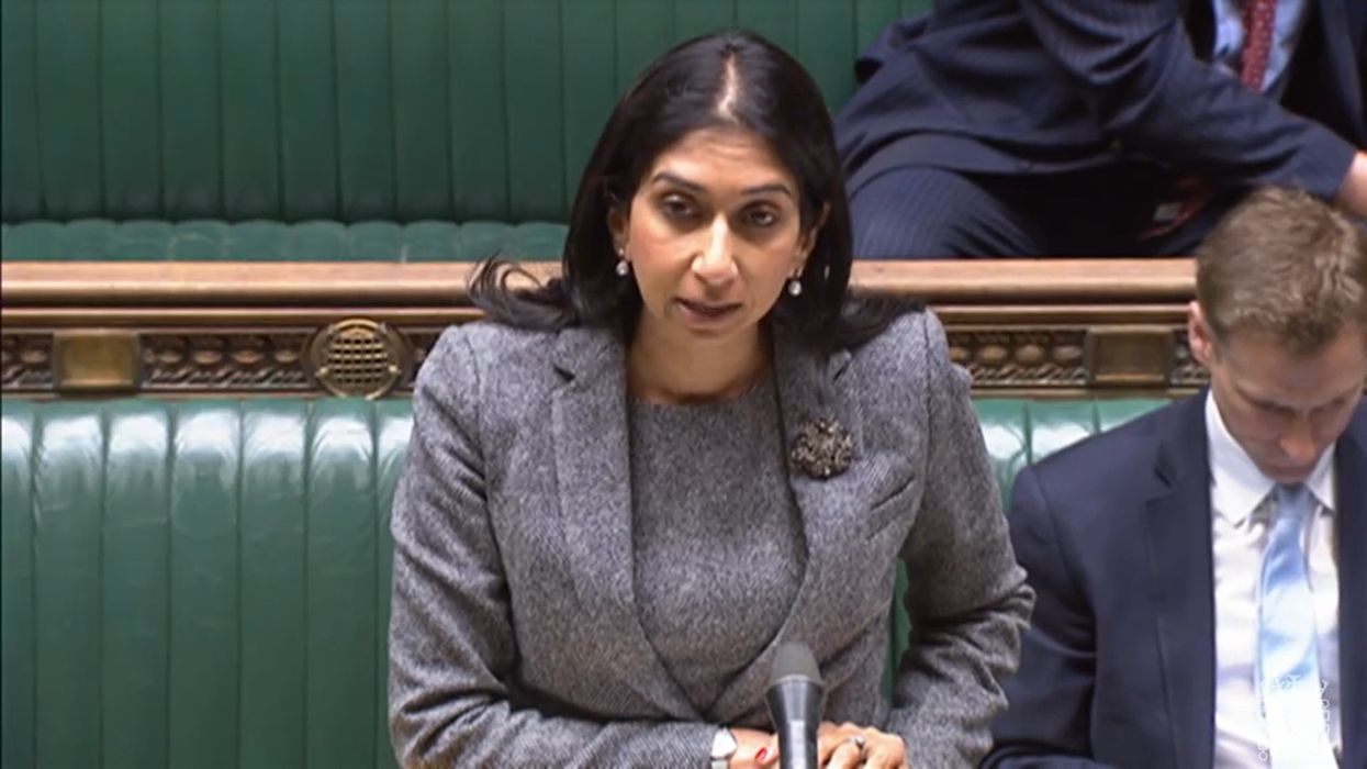 Suella Braverman speaks in Parliament