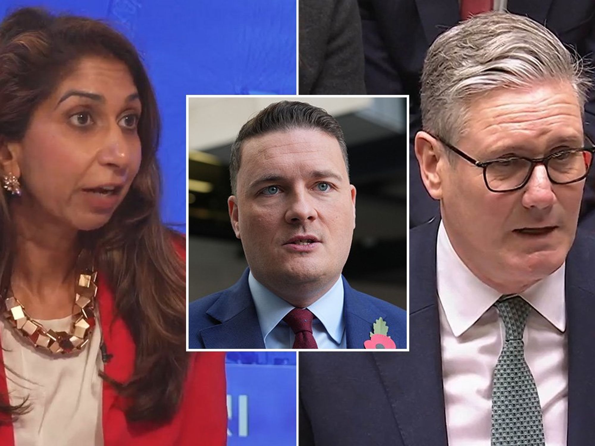 Suella Braverman, Wes Streeting, Keir Starmer