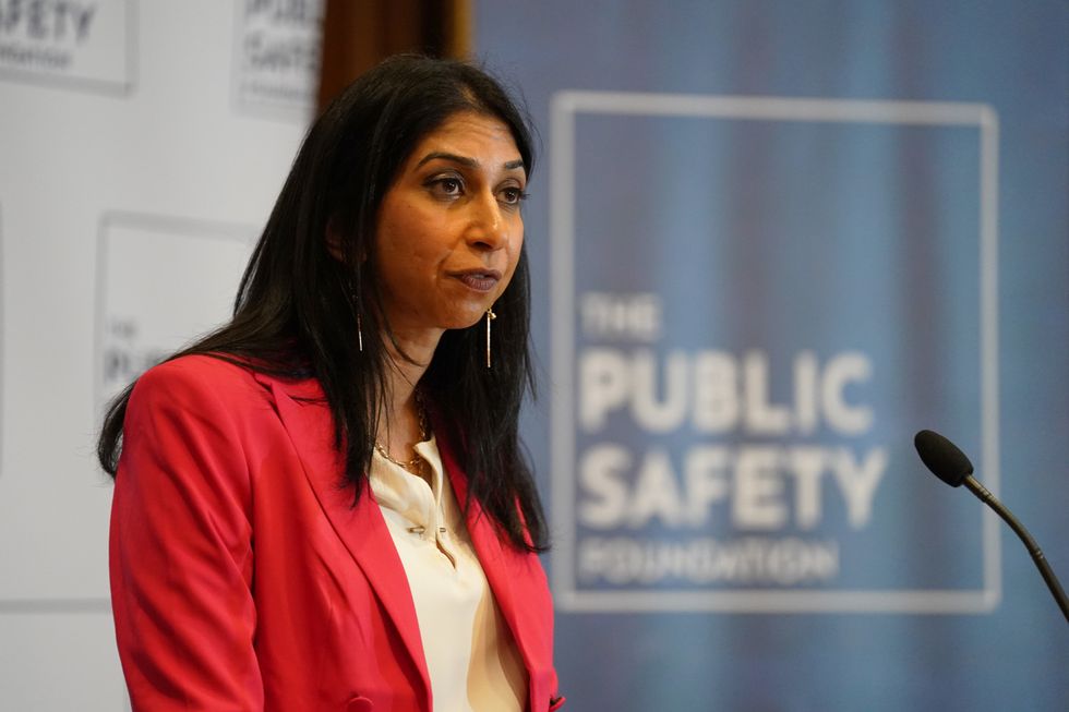 Suella Braverman will meet with police chiefs at a Cobra meeting later today