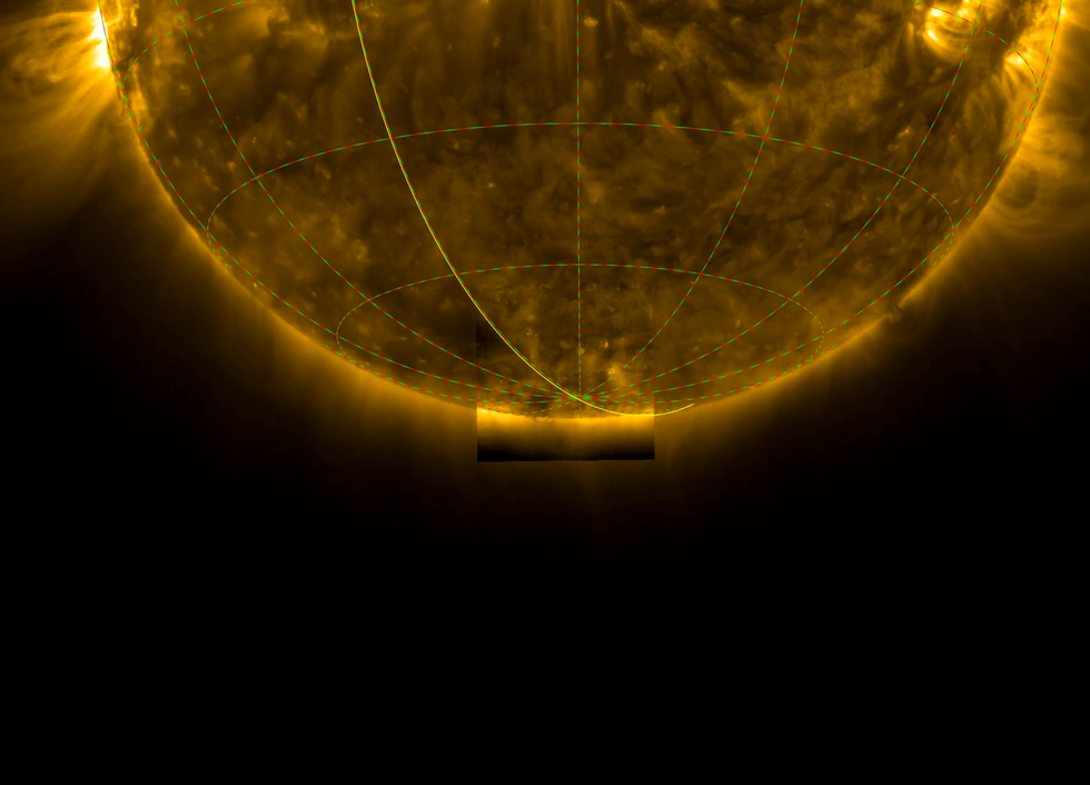 Sun south pole