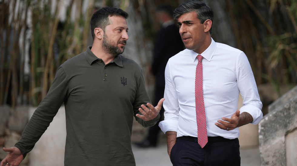 Sunak and Zelenksy