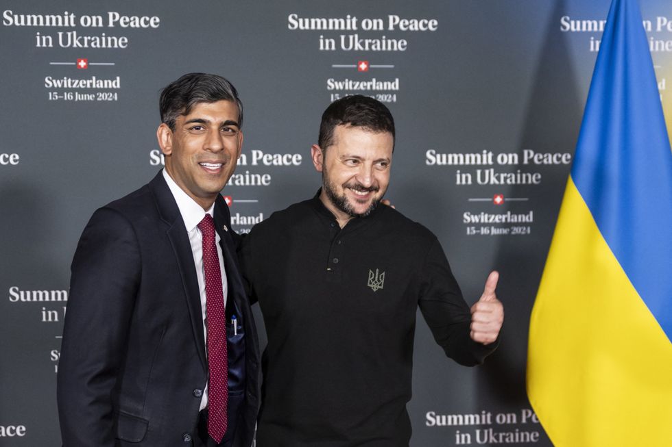 Sunak and Zelensky