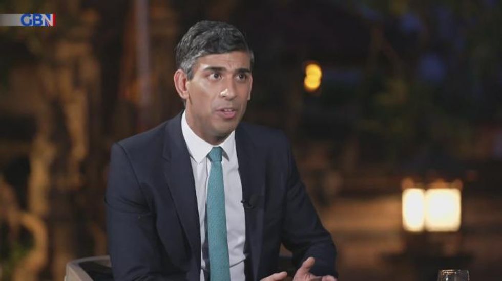 Rishi Sunak tells GB News he is spending 'most of his time' tackling migrant crisis