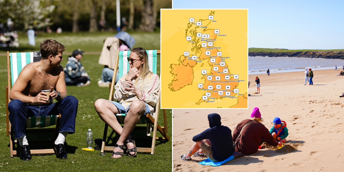 NextImg:UK weather: 'Mini heatwave' will see temperatures rocket to 23C as odds slashed on 'hottest April ever'