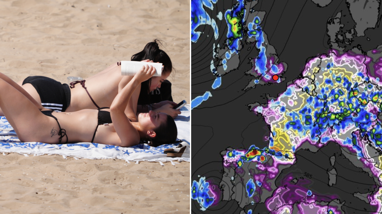 Sunbathing, weather forecast