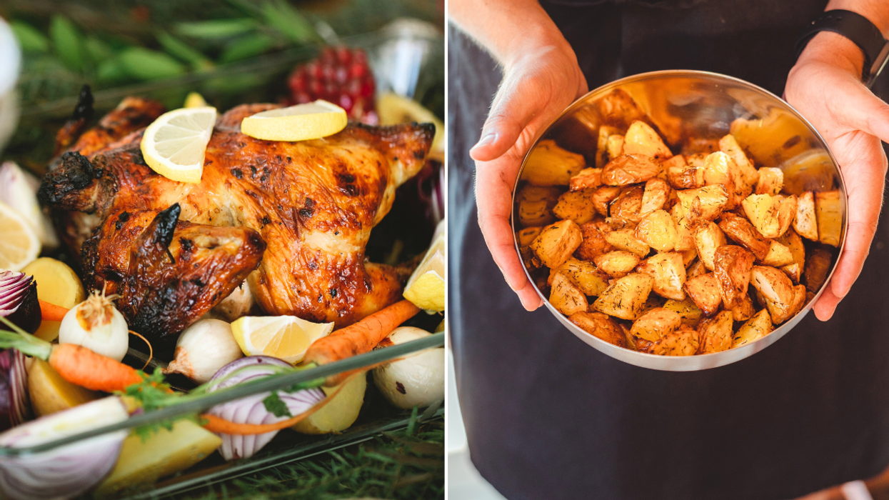 Sunday roast potatoes