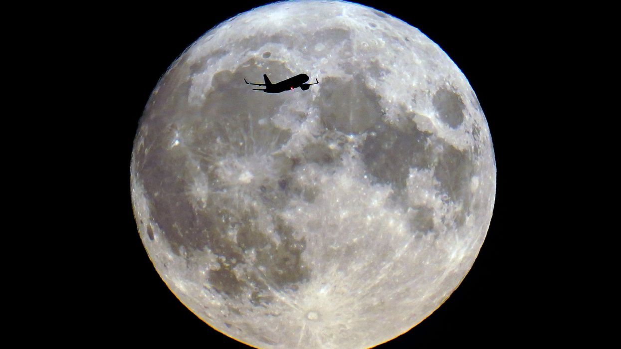Super blue moon lights up night sky as stargazers prepare for rare peak