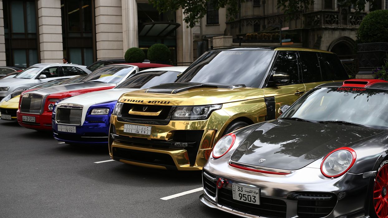 Supercars in London