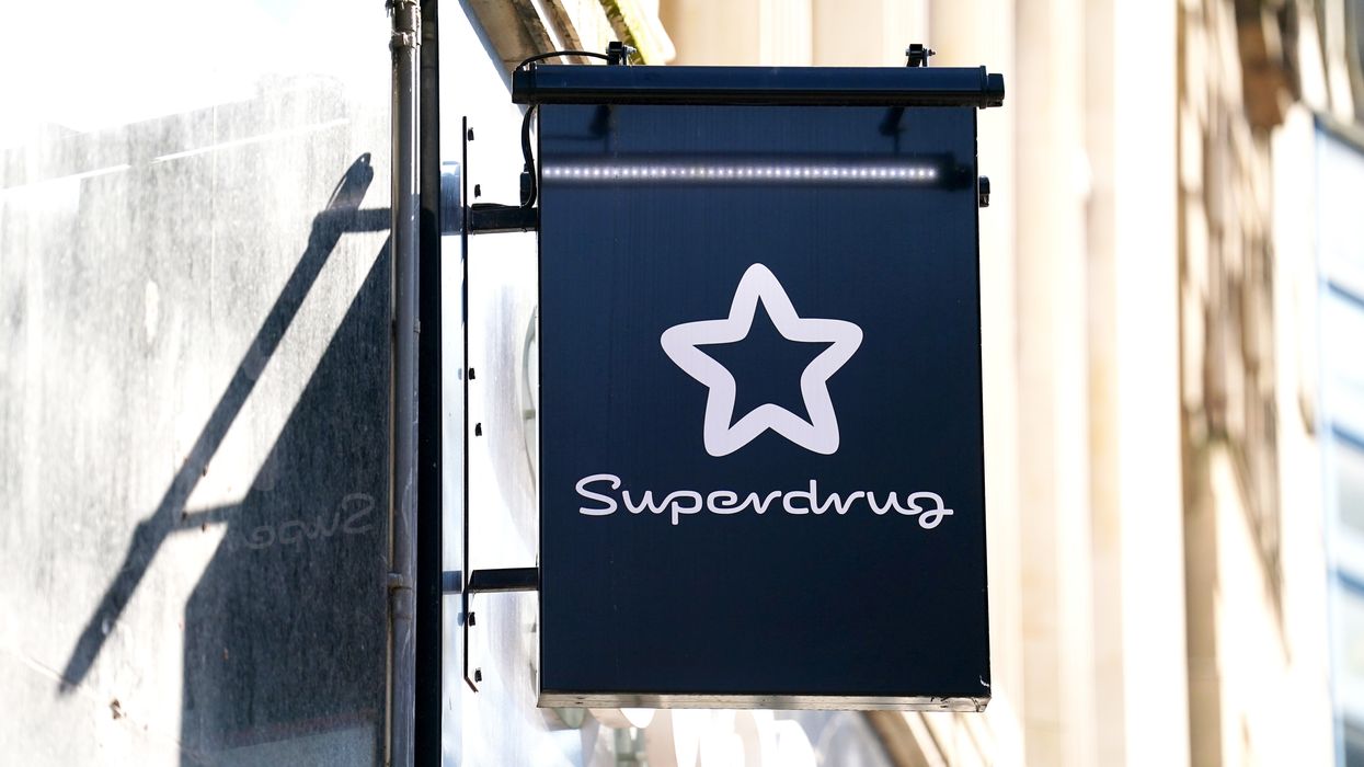 Superdrug store sign