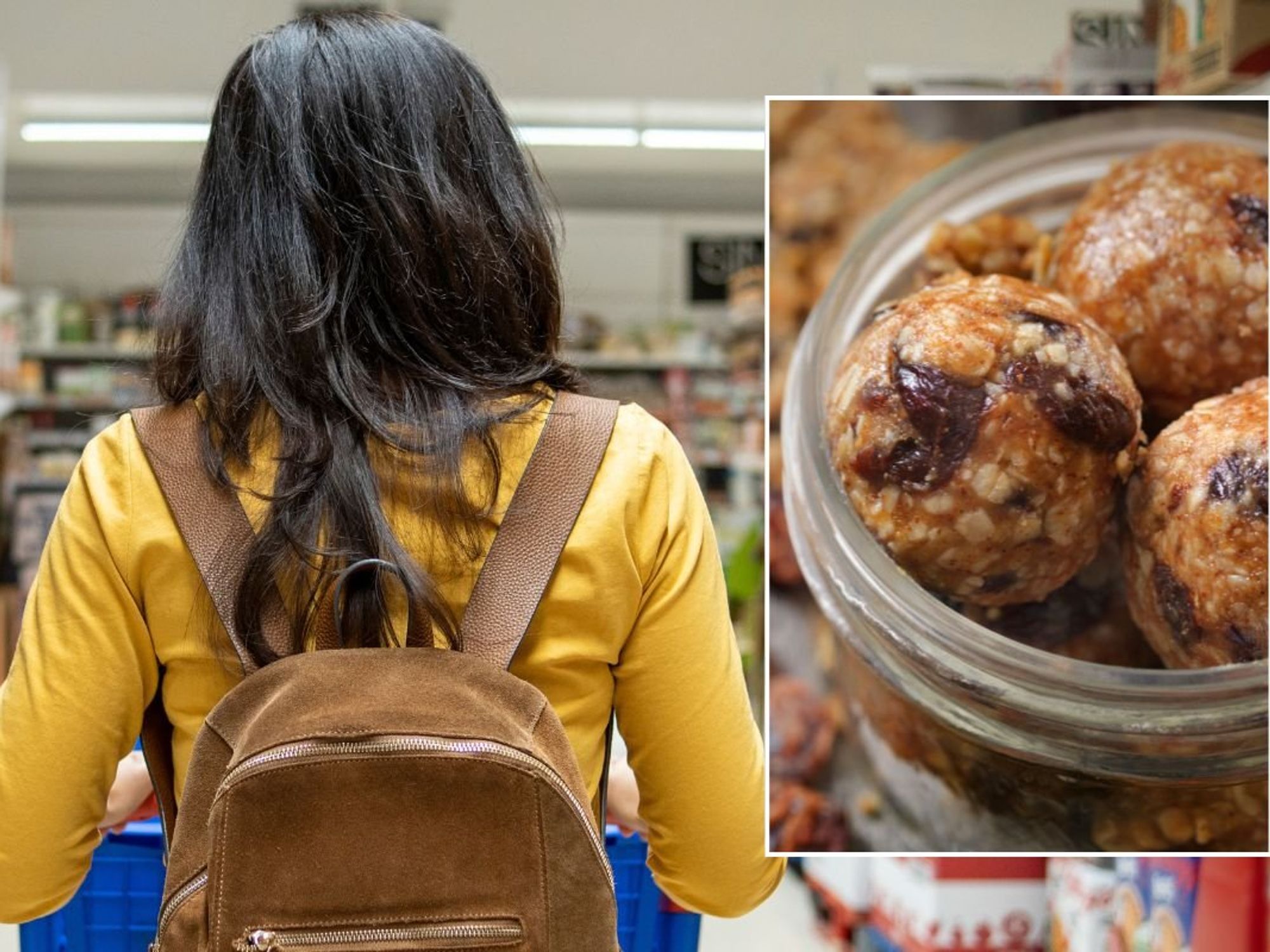 SUPERMARKET SHOPPER AND HEALTH BAR