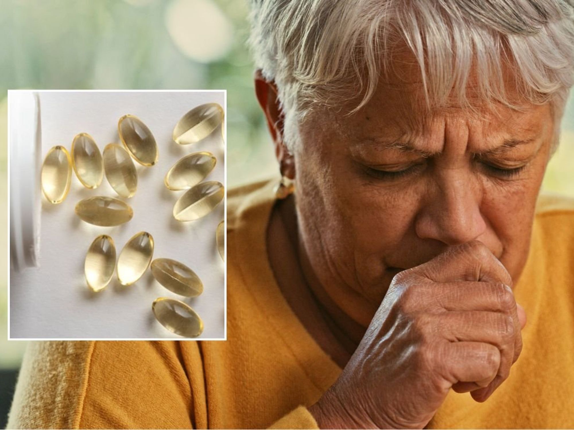 SUPPLEMENTS AND WOMAN WITH POOR IMMUNE SYSTEM