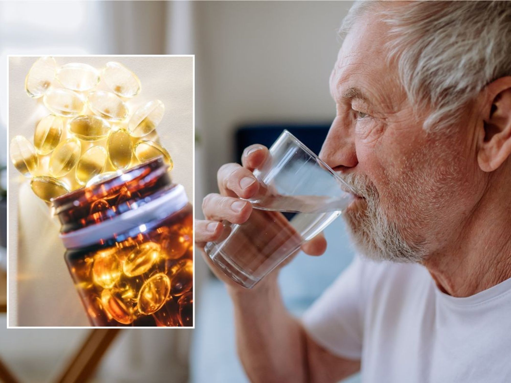 SUPPLEMENTS MAN DRINKING WATER