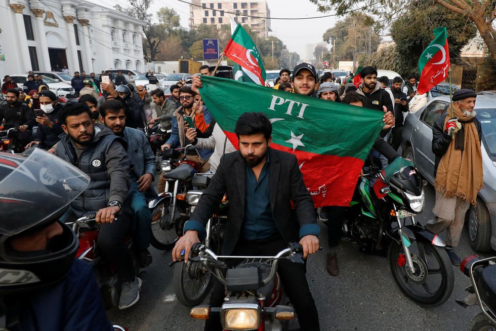 Supporters of Imran Khan have descended on the streets