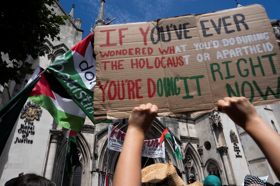 Supporters of pro-Palestinian campaign\u200b