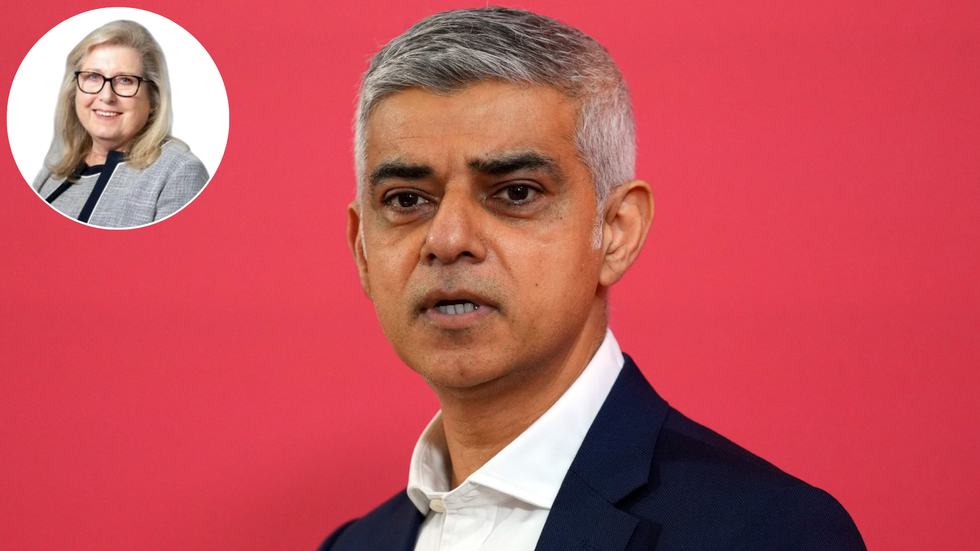 Susan Hall and Sadiq Khan