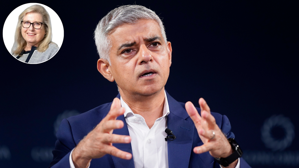 Susan Hall and Sadiq Khan