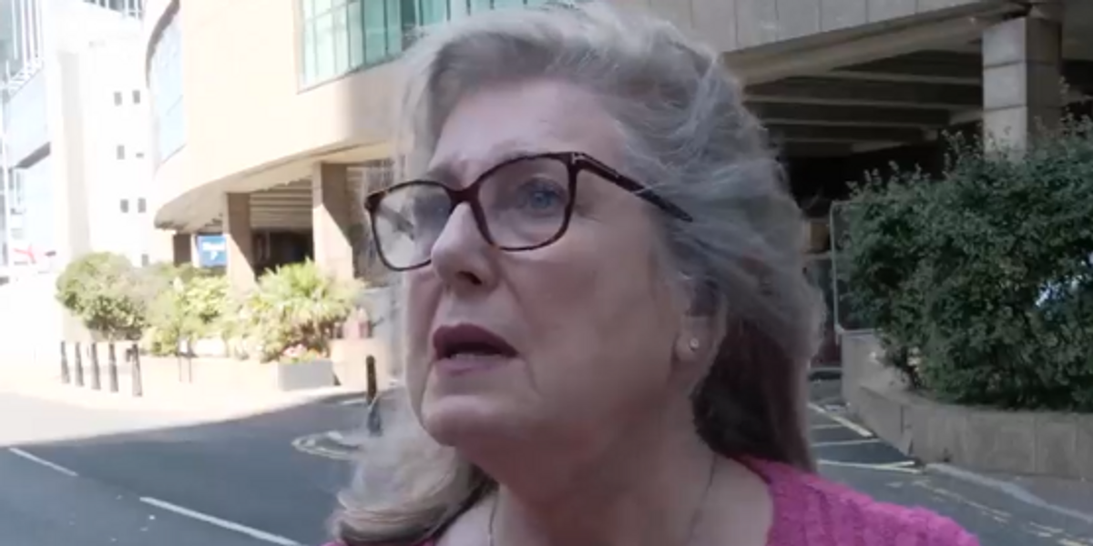 NextImg:'Women are frightened': Susan Hall joins hundreds of Canary Wharf protesters as locals left feeling 'intimidated'