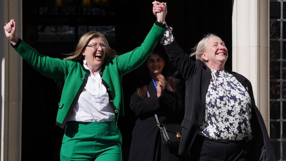 Susan smith (left) and Marion Calder (right) co-directors of For Women Scotland