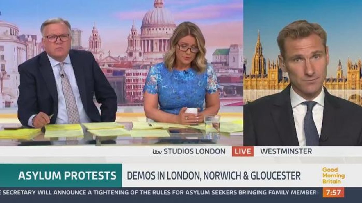 Susanna Reid sparks ITV GMB bias row with 'scandalous' Philp asylum hotel grilling: 'Sitting next to the Home Secretary's husband!'