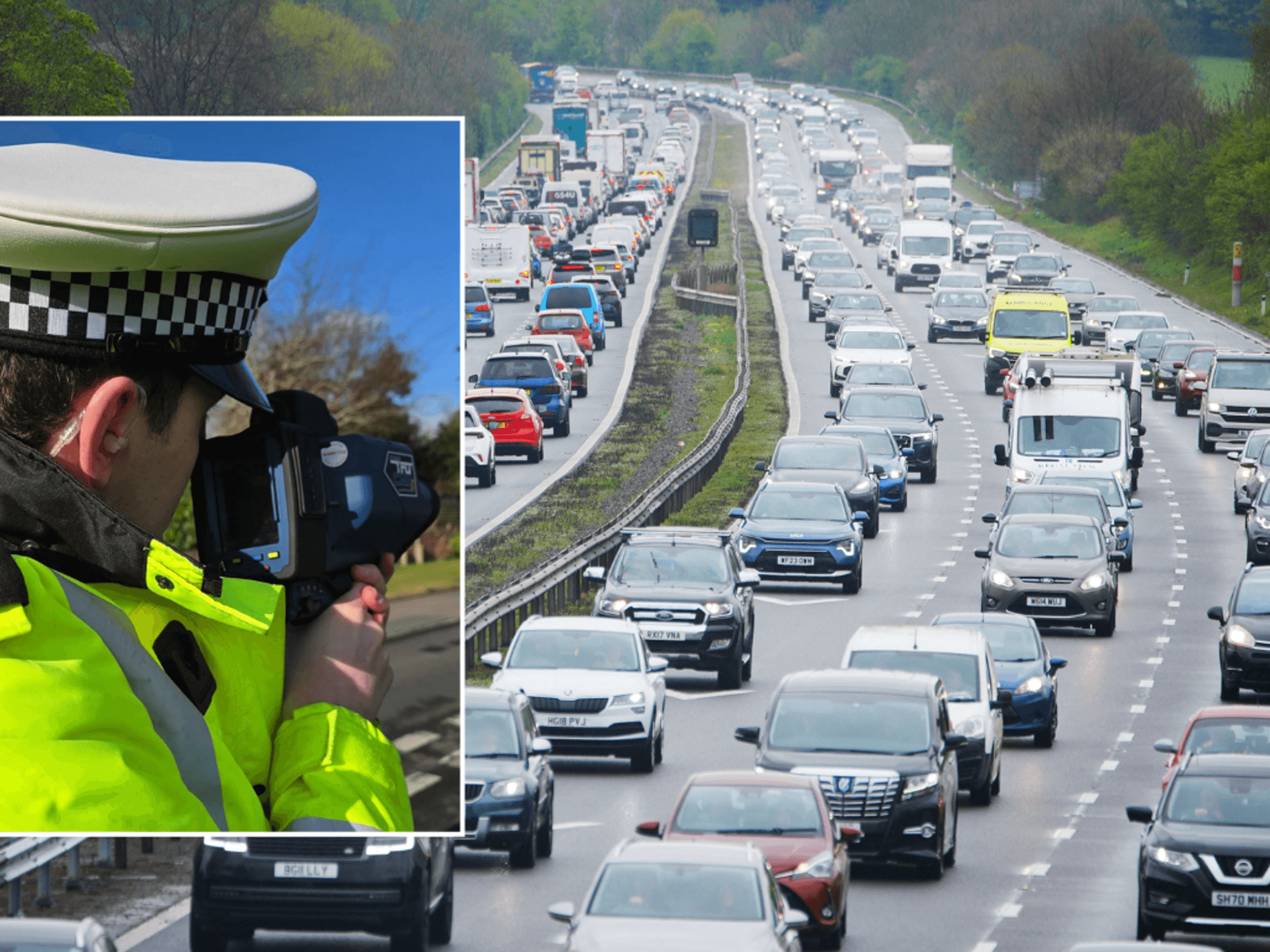 Sussex Police and UK road