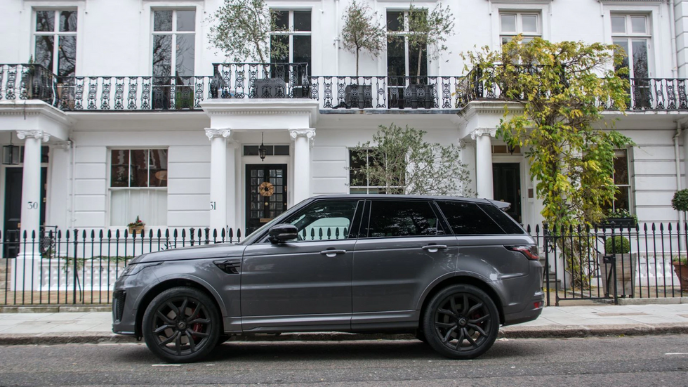 SUV parked
