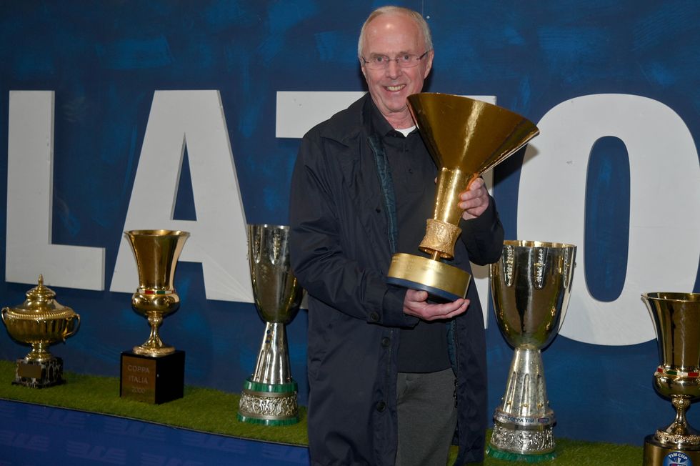 Sven Goran Eriksson famously led Lazio to their second-ever Serie A title in 2000