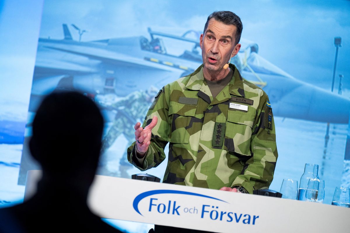 Sweden's Commander-in-Chief Micael Byden