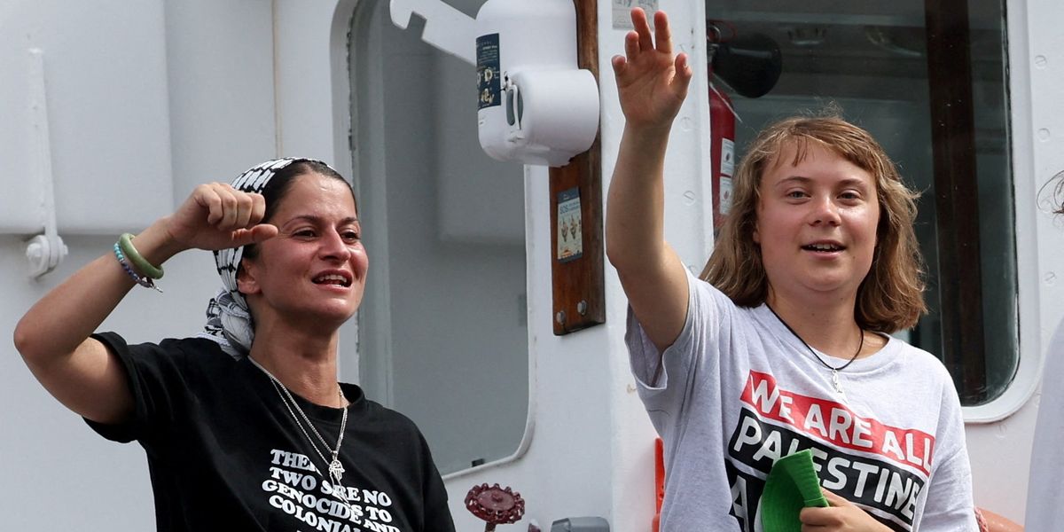 NextImg:Greta Thunberg's Gaza flotilla 'forced to turn back' just hours into journey