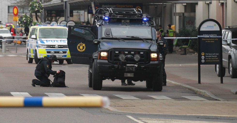 Swedish bomb squad