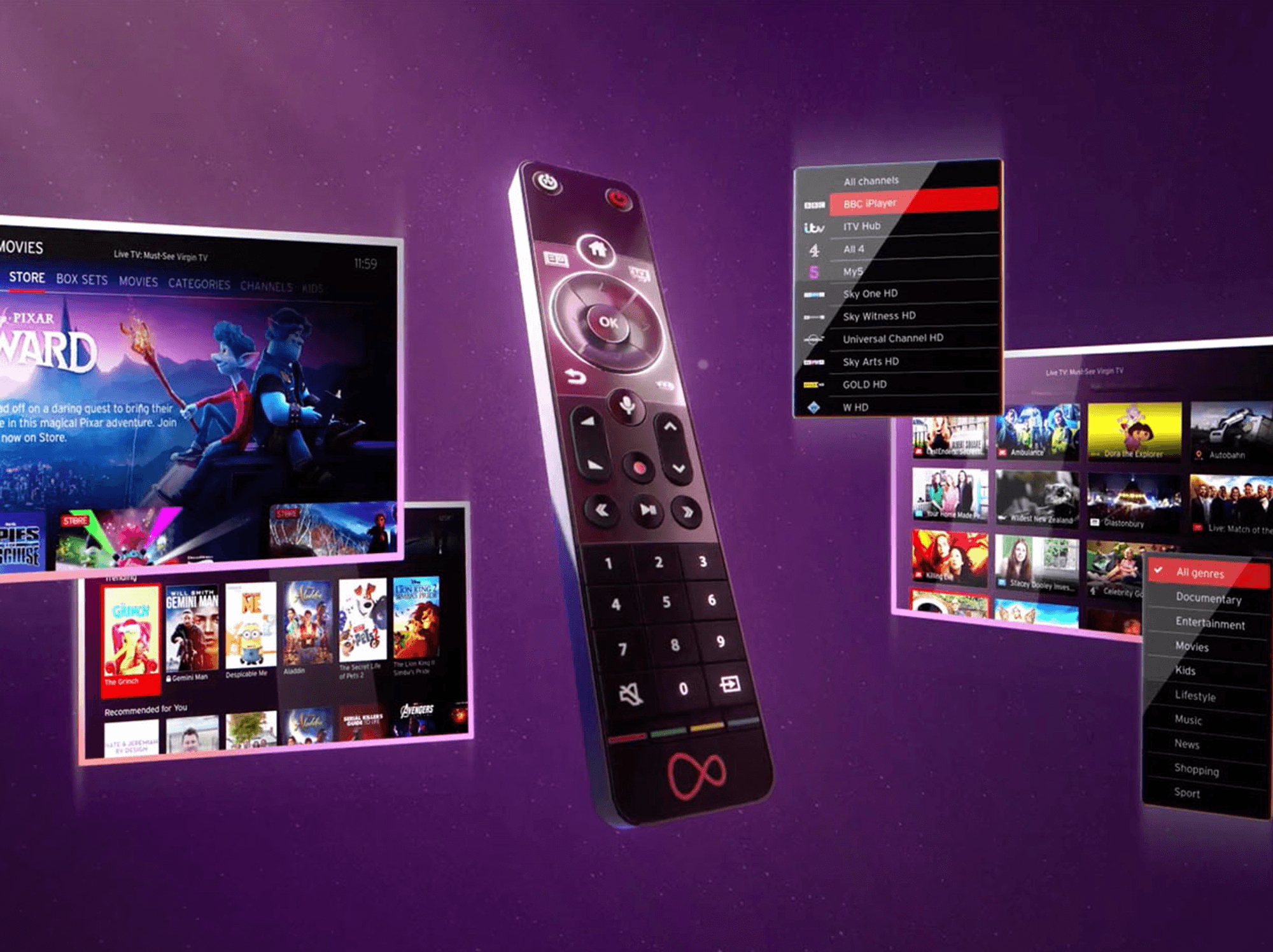 Virgin Media users gain trio of new TV channels, and watching won't cost you a penny