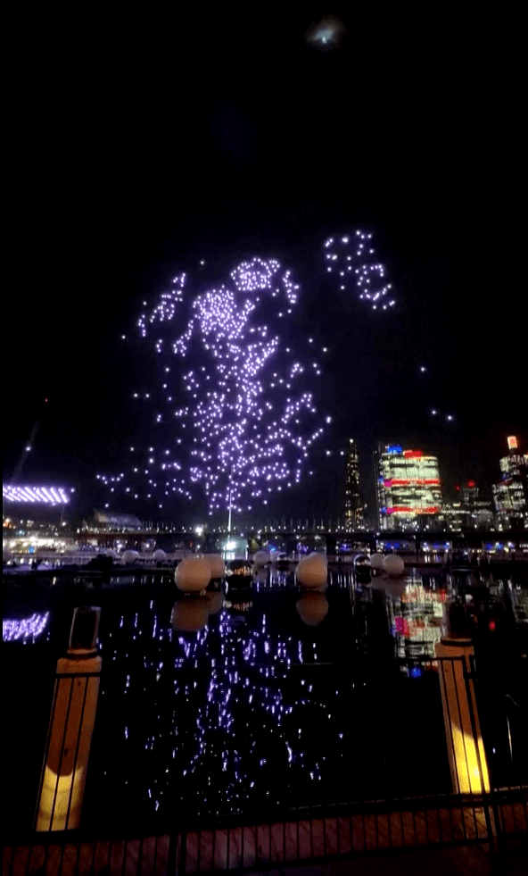 Sydney drones in the sky malfunctioning