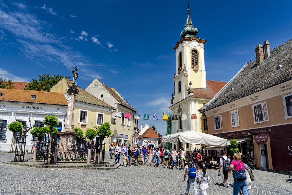 Szentendre main sqaure, Hungary